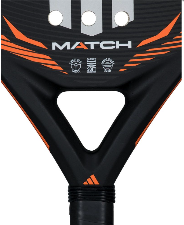 Adidas Match 2026 Black Orange - Padel One