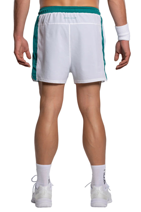 NOX Pro White Ivy Green shorts waistband detail