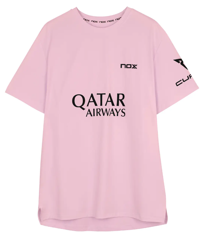 NOX Sponsors AT10 Pink T-Shirt - Padel One