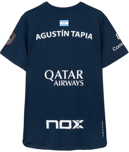NOX Sponsors AT10 Dark Blue 2026 – Padel T-Shirt - Padel One