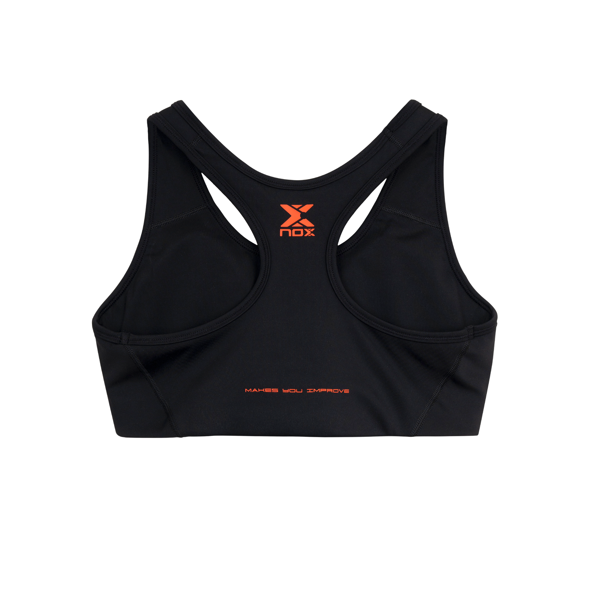 NOX Team Black – Women’s Padel Sports Bra - Padel One