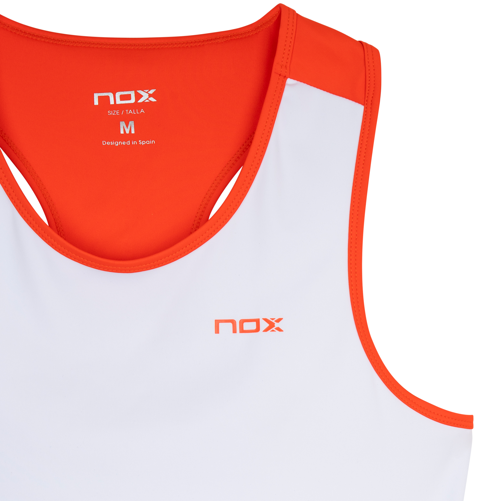 NOX Team White/Red – Women’s Padel Tank Top - Padel One