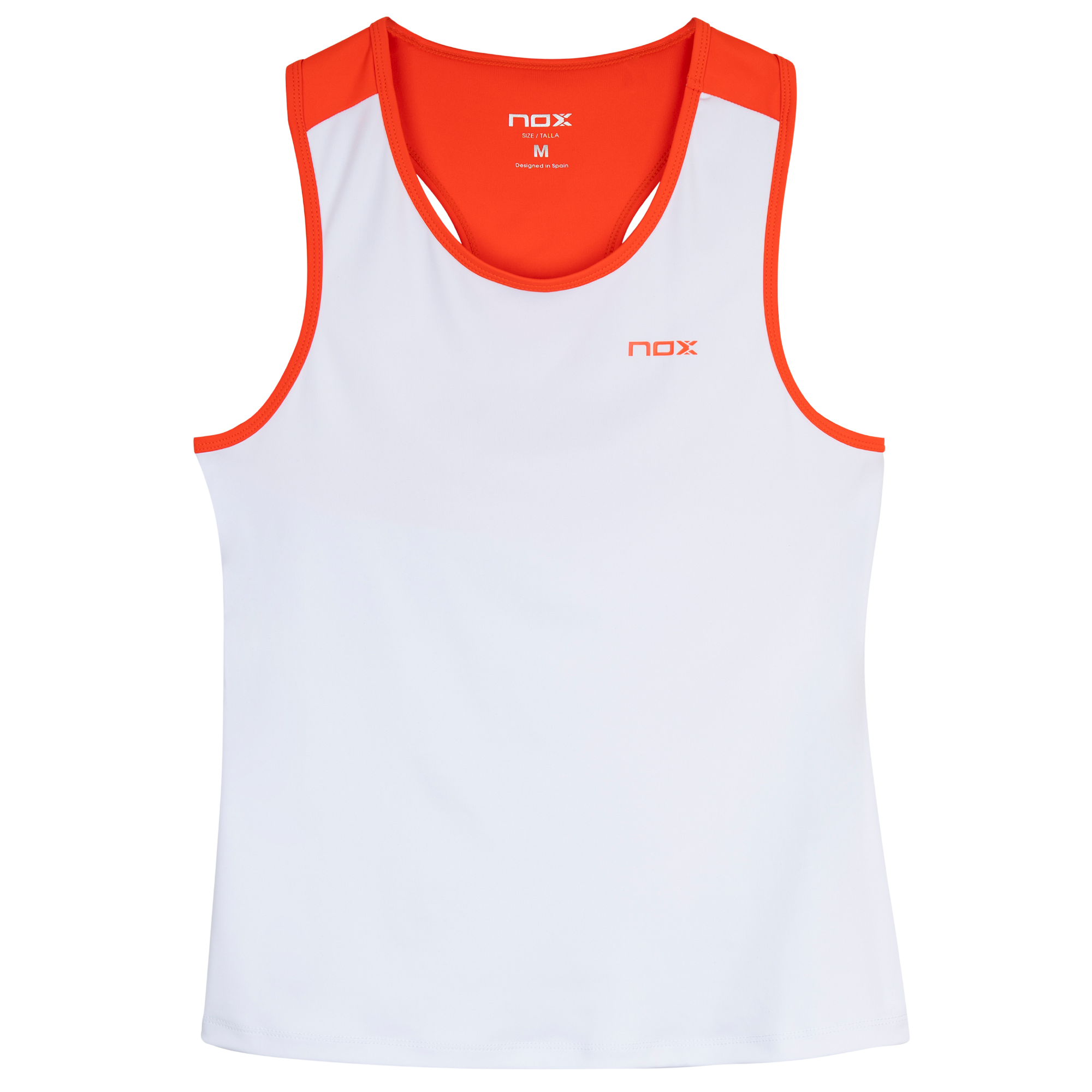 NOX Team White/Red – Women’s Padel Tank Top - Padel One