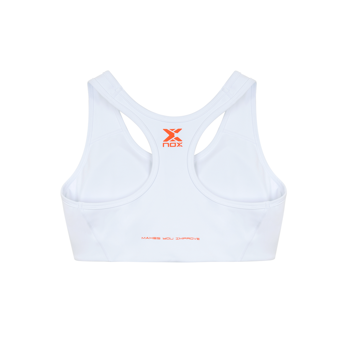 NOX Team White – Women’s Padel Sports Bra - Padel One