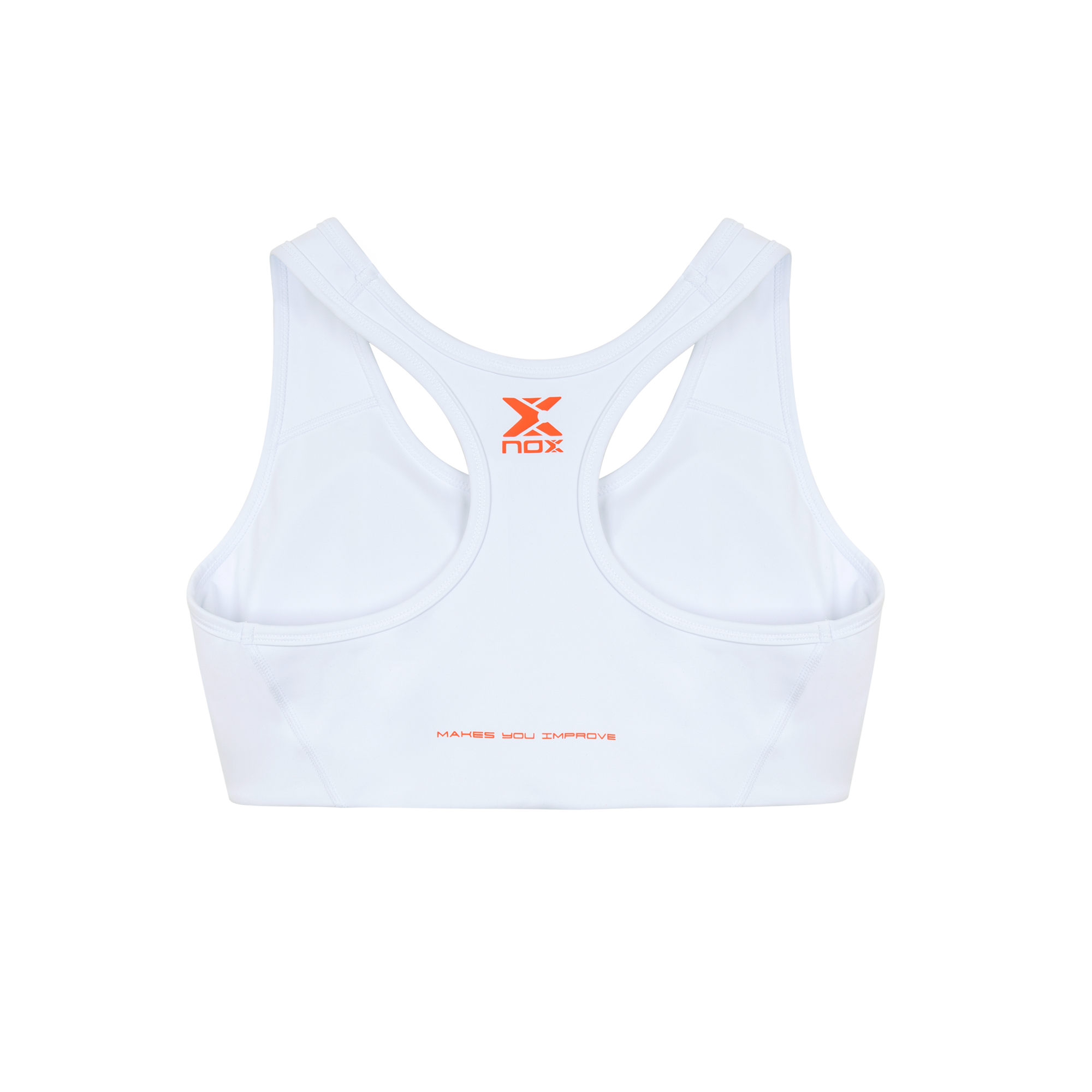 NOX Team White – Women’s Padel Sports Bra - Padel One