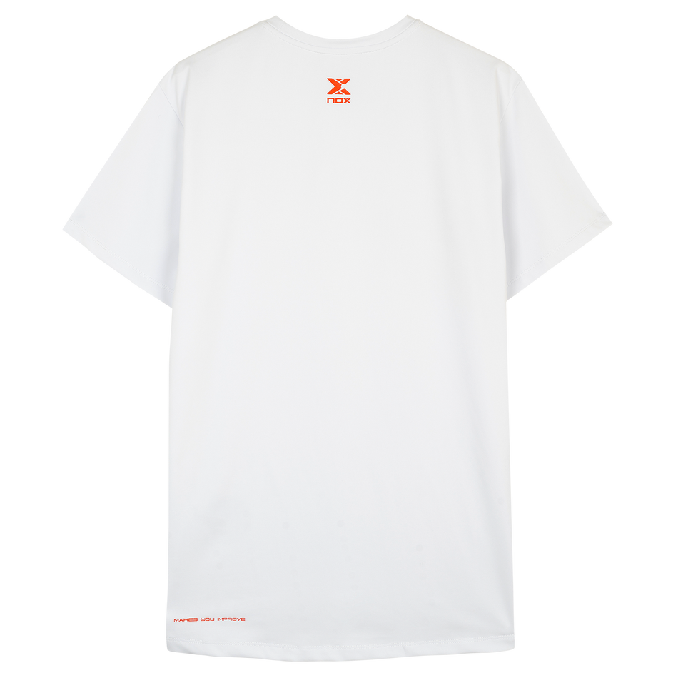 NOX Team White – Men’s Padel T-Shirt - Padel One