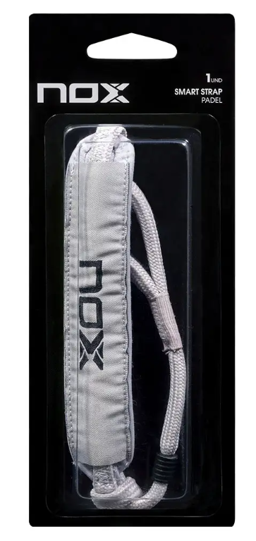Каишка за падел ракета Nox Smartstrap Luxury Silver Black